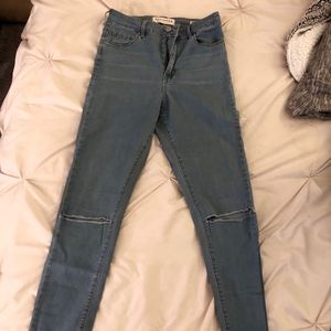 Pac Sun High Rise Skinny Jeans